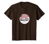 John Wayne for President T-Shirt, Youth, Brown, Small