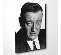 John Wayne Head Shot Canvas Print | Gallery Wrapped 30mm Frame Wall Art | 30x20 inches | Ready to Hang | Modern Picture | Living Room Bedroom Lounge Office