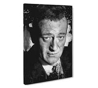 John Wayne Head Shot Canvas Print | Gallery Wrapped 30mm Frame Wall Art | 30x20 inches | Ready to Hang | Modern Picture | Living Room Bedroom Lounge Office