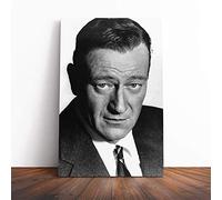John Wayne Head Shot Canvas Wall Art Print 24x16 Inch