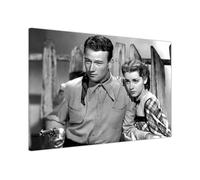John Wayne Iconic Celebrity Wall Art Prints - Stylish Canvas Decor for Office, Bedroom, Home Large (91 x 61 cm - 36" x 24" inch)