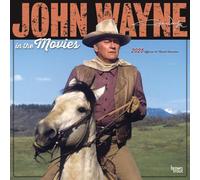 John Wayne in the Movies Official 2025 12 x 24 Inch Monthly Square Wall Calendar Plastic-Free