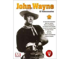 John Wayne : La Chevauchée fantastique / Alerte aux marines / Retour aux Philippines / Le Massacre de Fort Apache / Le Réveil de la sorcière rouge / La Chasse héroïque / Iwo Jima / Rio Grande / Les Diables de Guadalcanal / L'Homme tranquille [VHS]