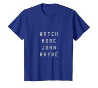 John Wayne Movie Fan T-Shirt, Youth, Royal Blue, Medium