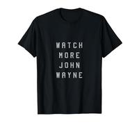 John Wayne Movie Marathon T-Shirt, Men, Black, XX-Large