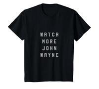 John Wayne Movie Marathon T-Shirt, Youth, Black, 2T