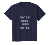 John Wayne Movie Marathon T-Shirt, Youth, Navy Blue, 2T