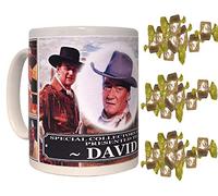 John Wayne Personalised Icon Gift Mug with Choice of Sweets