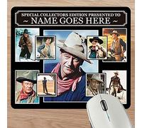 John Wayne Personalised Icon Mouse Mat Gift