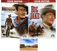 John Wayne Western Double Feature Big Jake & Hondo 2 DVD Set Includes Glossy Print Western Set Art Card