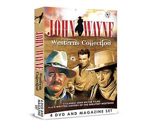 John Wayne Westerns Collection - 4 DVD & Bookazine BOXSET