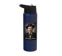 John Wesley Hardin Cowboy Western Stainless Steel Insulated Water Bottle