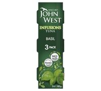 John West Infusions Tuna Basil, 3 x 60g