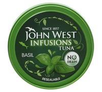 John West Infusions Tuna Basil 80 g. Single serve multipack, natural protein