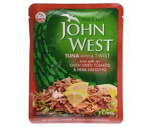 John West Jacket Topper Tuna with Oven Dried Tomato and Herb Dressing 85 g