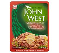 John West Jacket Toppers Tuna Tomato and Herb, 85 g, Pack of 20