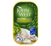 John West Mackerel Fillets in Sunflower Oil 10x125g