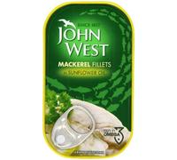 John West Mackerel Fillets In Sunflower Oil 125 g (Pack of 5)