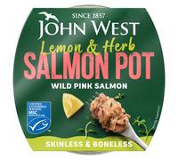 John West Msc Salmon Fridgepot Lemon & Herb 80g
