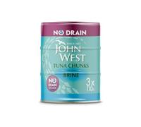 John West No Drain Tuna Chunks in Brine 3x110g