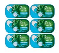 John-West | Sardines in Brine I 120G I Pack of 12 | Whole case