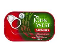 John West Sardines in Tomato Sauce, 120g