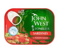 John West Sardines Skinless & Boneless in Tomato Sauce (95g) - Pack of 12