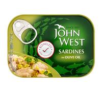 John West Skinless & Boneless Sardines in Olive Oil (95g) - Pack of 2