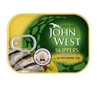 John West Skippers Brisling In Sunflower Oil 106G