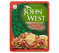 John West Tomato & Herb Tuna Pouch 85g - Pack of 6