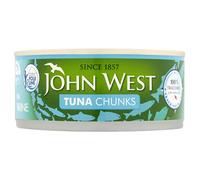 John West Tuna Chunks in Brine, 145g, Pack of 12