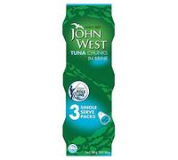 John West Tuna Chunks in Brine (3x80g) - Pack of 6