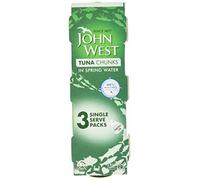 John West Tuna Chunks in Spring Water 3 x 80 g. Naturally high in protein