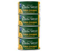 John West Tuna Chunks In Sunflower Oil 4 x 125g