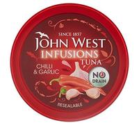 John West Tuna Infusions Chilli & Garlic 80g - Pack of 6