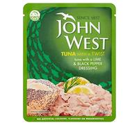 John West Tuna Lime & Pepper Pouch 85g - Pack of 6
