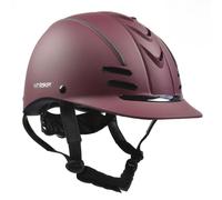John Whitaker Club Young Rider Helmet - 57cm - 61cm · Burgundy
