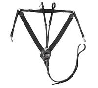 John Whitaker Eastwood V Check Breast Plate Pony Black