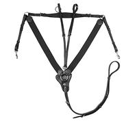 John Whitaker Eastwood V Elasticated Breast Plate Full Size Black