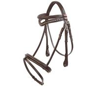 John Whitaker Lynton Flash Snaffle Bridle Cob Havana