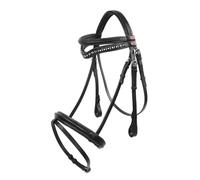 John Whitaker Lynton Rubber Dimple Grip Reins Cob Black