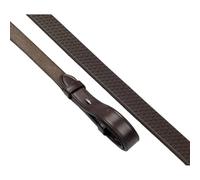Whitaker Lynton 5/8" Rubber Reins with Dimpled Grip - Havana - Full