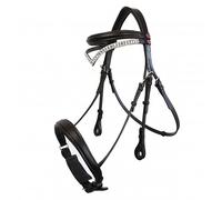 John Whitaker Lynton Snaffle Bridle - Cob · Black