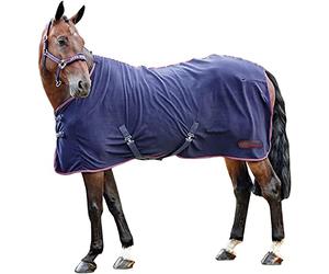 John Whitaker Rastrick Fleece Rug 5ft Navy Reflective