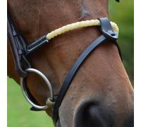 John Whitaker Rope Noseband - Cob · Black