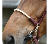 John Whitaker Rope Noseband - Full · Oak Brown