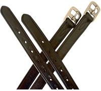 John Whitaker STLE Stirrup Leather - 2 Black, 58 inch/145cm