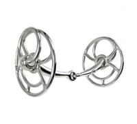 John Whitaker Universal Stainless Steel Snaffle Bit - 5" (135cm) · Smooth Bar