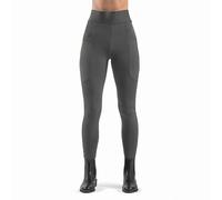 John Whitaker Womens Alderley Riding Tights Grey 5-6 Years