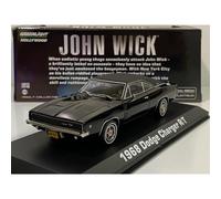 John Wick 1968 Dodge Charger R/T Black 1:43 Scale Greenlight 86608